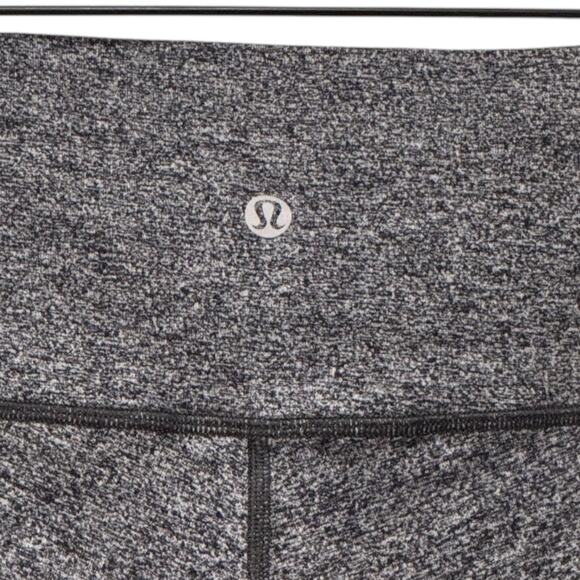 Lululemon Wunder Under Hi-Rise Tight 28" Heathered Black Size 8 - Picture 5 of 8